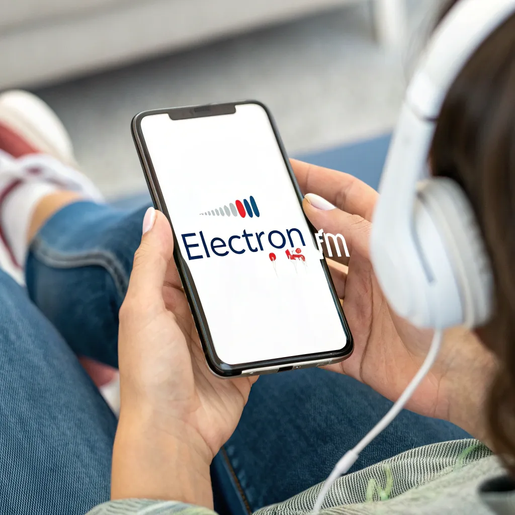 Listening to ELECTRON-FM on a smartphone